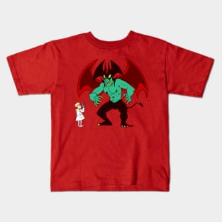 Red Devilman Kids T-Shirt